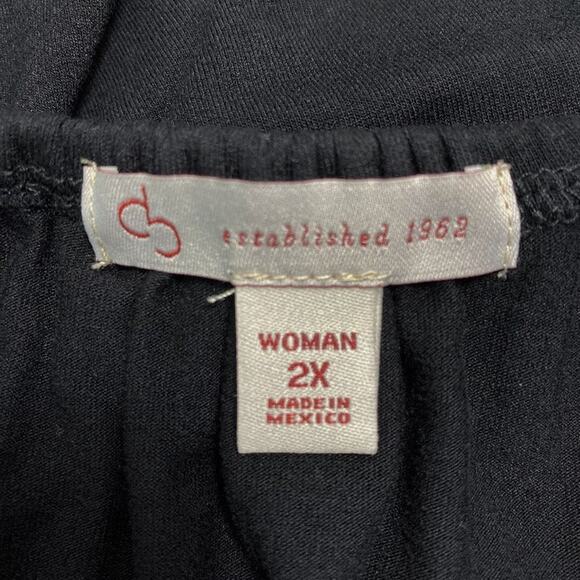 Dressbarn Rayon Spandex Short Sleeve Shirt Womens 2X - Picture 2 of 4